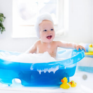 Blue Bath Tub