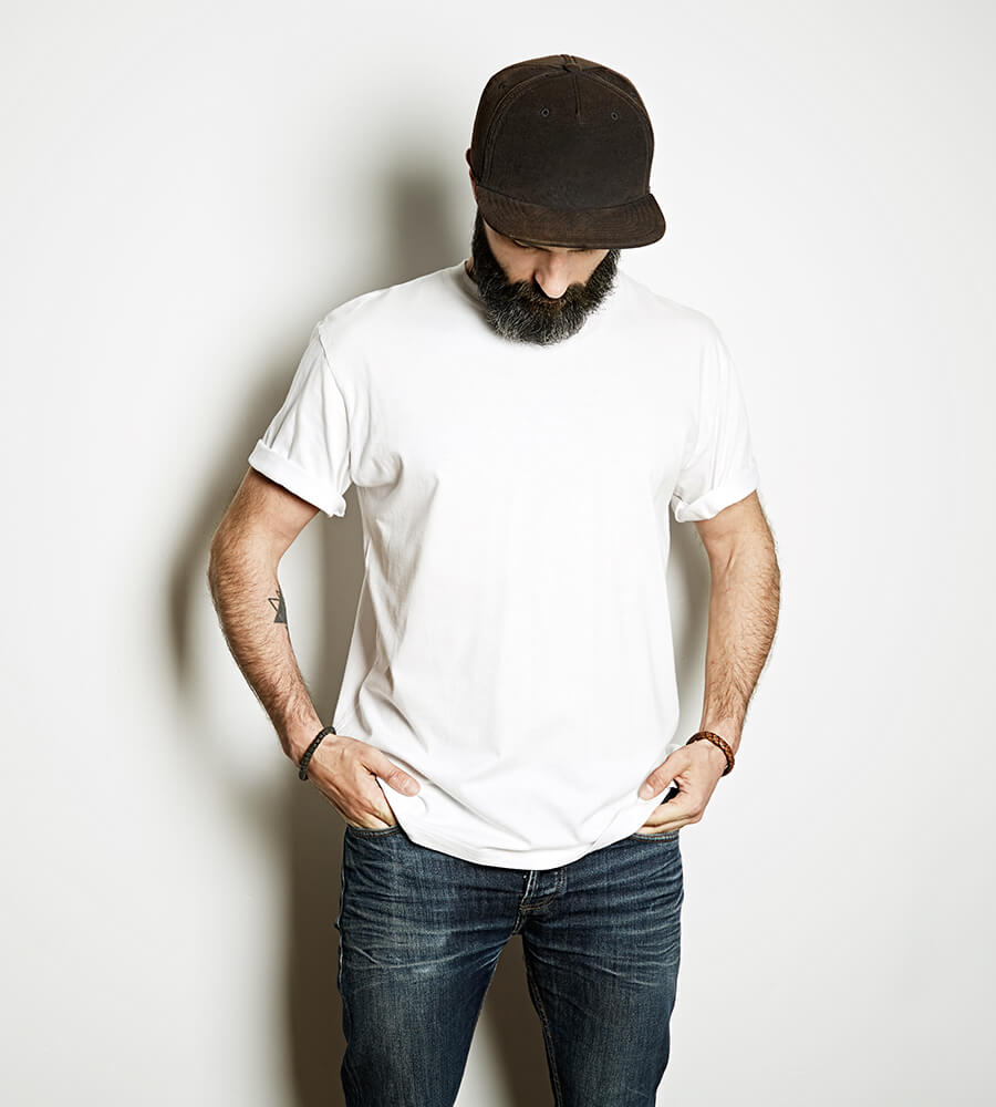 White Blank Tshirt - Image 3