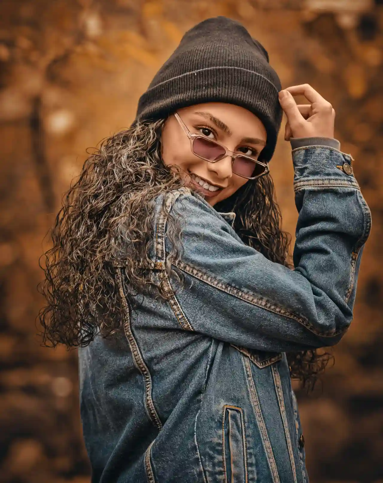 Women's Solid Denim Jacket - Image 5