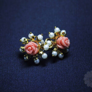 Bead Pearl Earrings