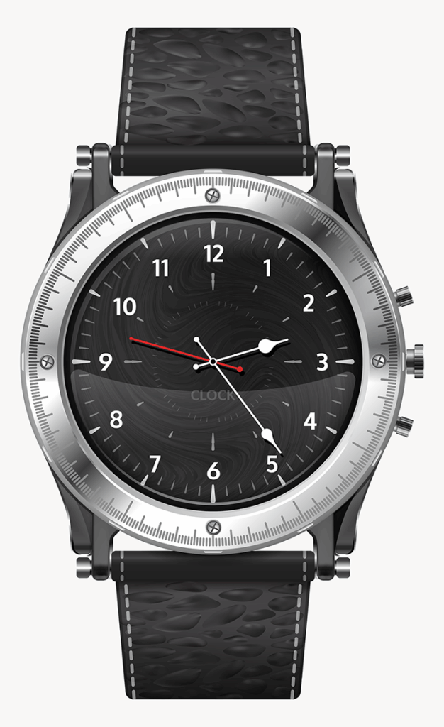 Black Wrist Watch